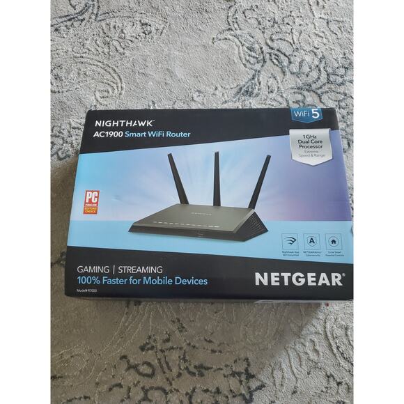 NETGEAR Nighthawk R7000 AC1900 Smart WiFi Router Dual Band WiFi 5 Original